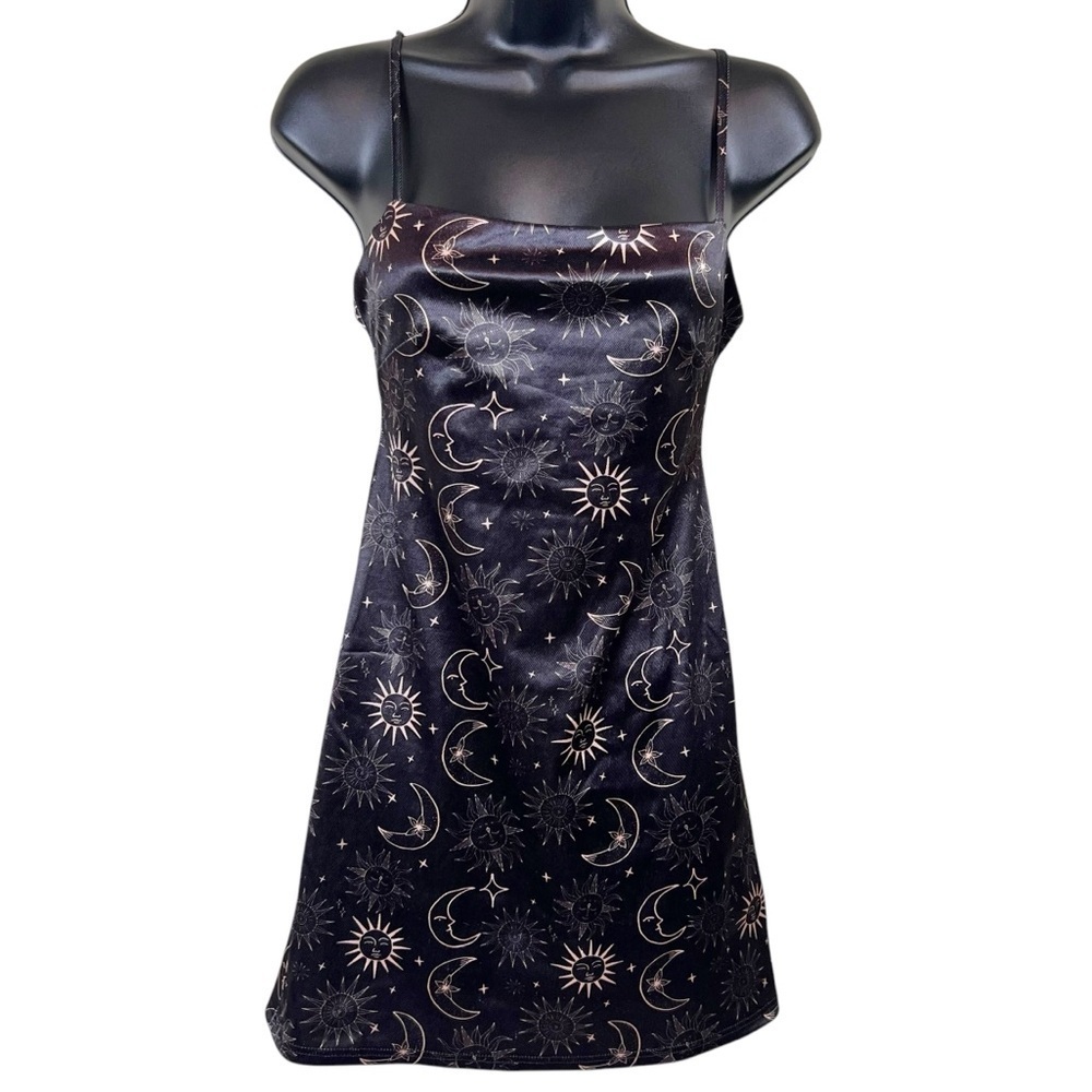 Urban Outfitters Celestial Moon & Sun Mini Slip Dress